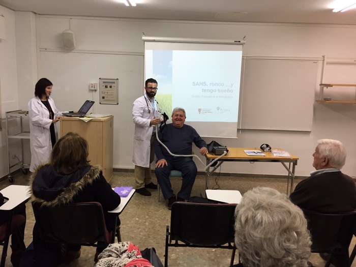 El Hospital Costa del Sol ha organizado con 10 pacientes la segunda edición de ‘Aula Respira’