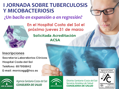 El área de Laboratorios Clínicos del Hospital Costa del Sol organiza una jornada sobre actualización en Tuberculosis y una campaña informativa dirigida a la población