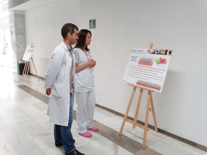El Hospital Costa del Sol organiza una exposición con motivo del Día Europeo de los Derechos de los Pacientes