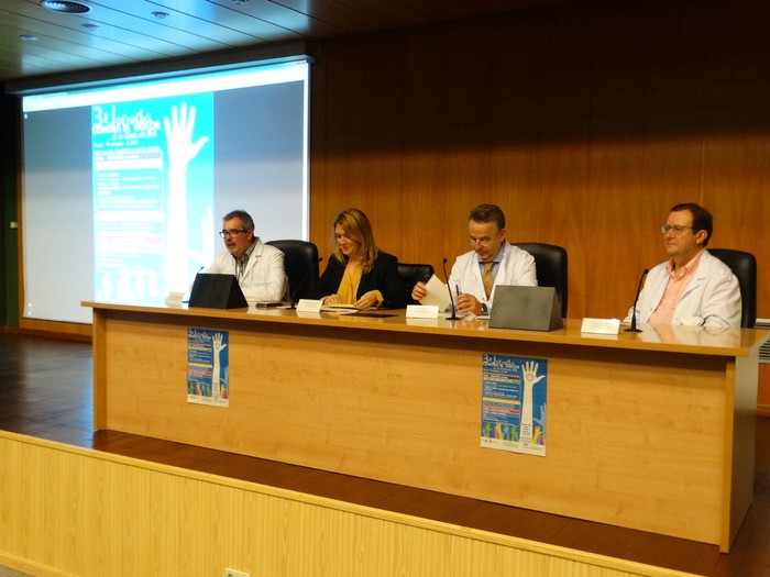 Unas 100 personas han asistido a las III Jornadas Contra el Dolor en la Costa del Sol celebradas hoy en el Hospital Costa del Sol