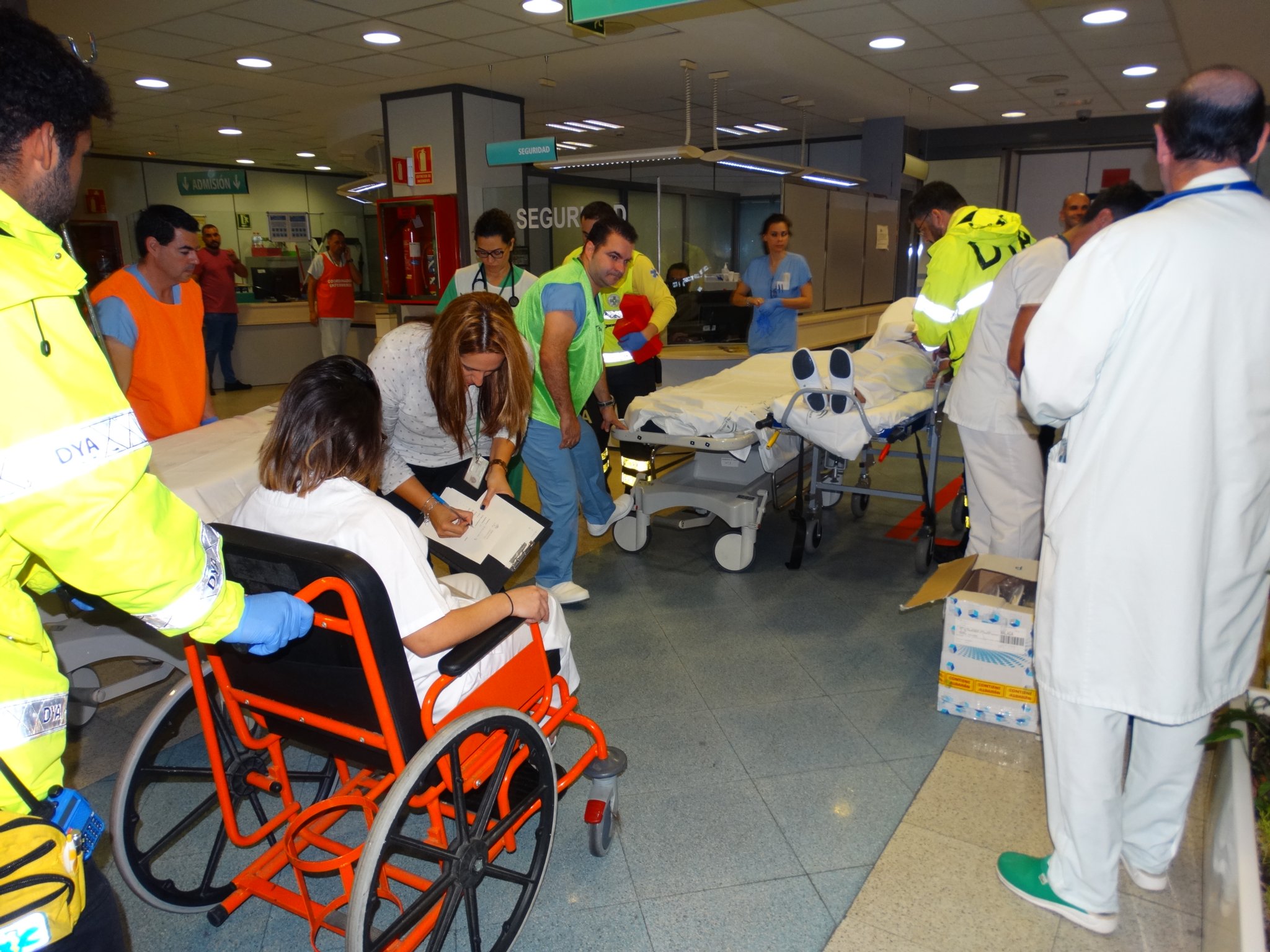 El Hospital Costa del Sol ha revisado hoy su Plan de Emergencias Externo con un simulacro en Urgencias