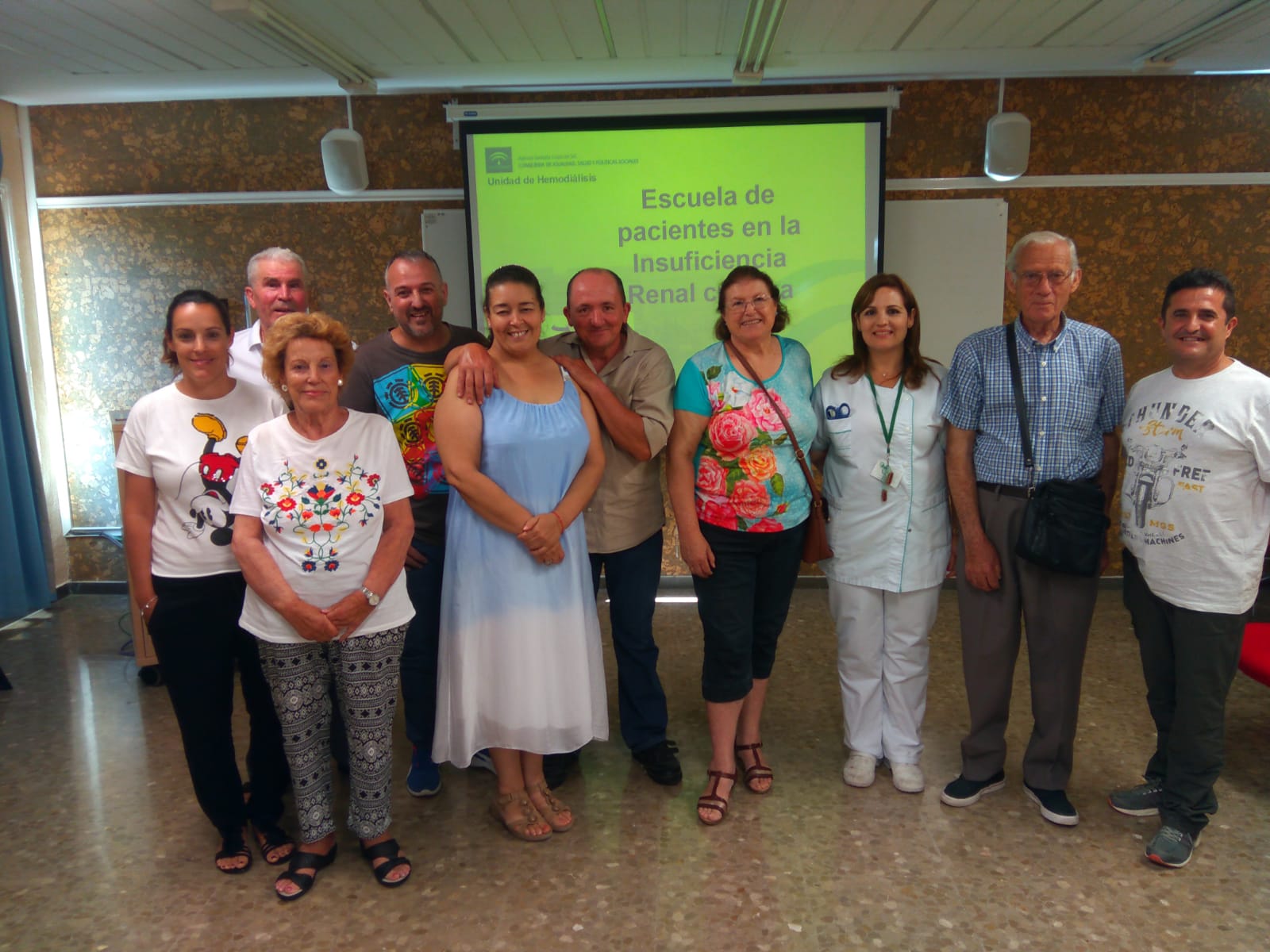 El Hospital Costa del Sol celebra una nueva aula de la Escuela de Pacientes para personas con enfermedad renal crónica