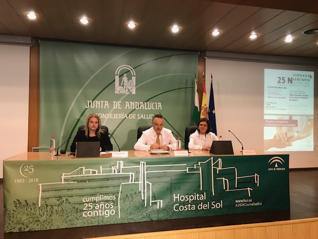 El Hospital Costa del Sol celebra el Día Internacional contra la Violencia de Género con dos conferencias y una campaña de concienciación dirigida a la población