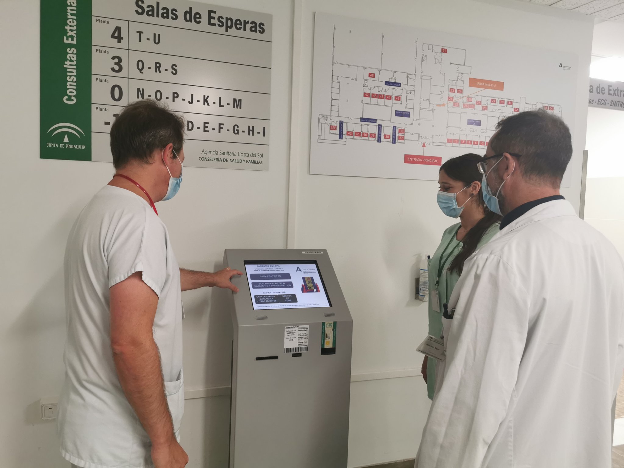El Hospital Costa del Sol implanta un sistema de gestión de avisos para la atención de pacientes en Consultas Externas, Pruebas Funcionales y Radiodiagnóstico