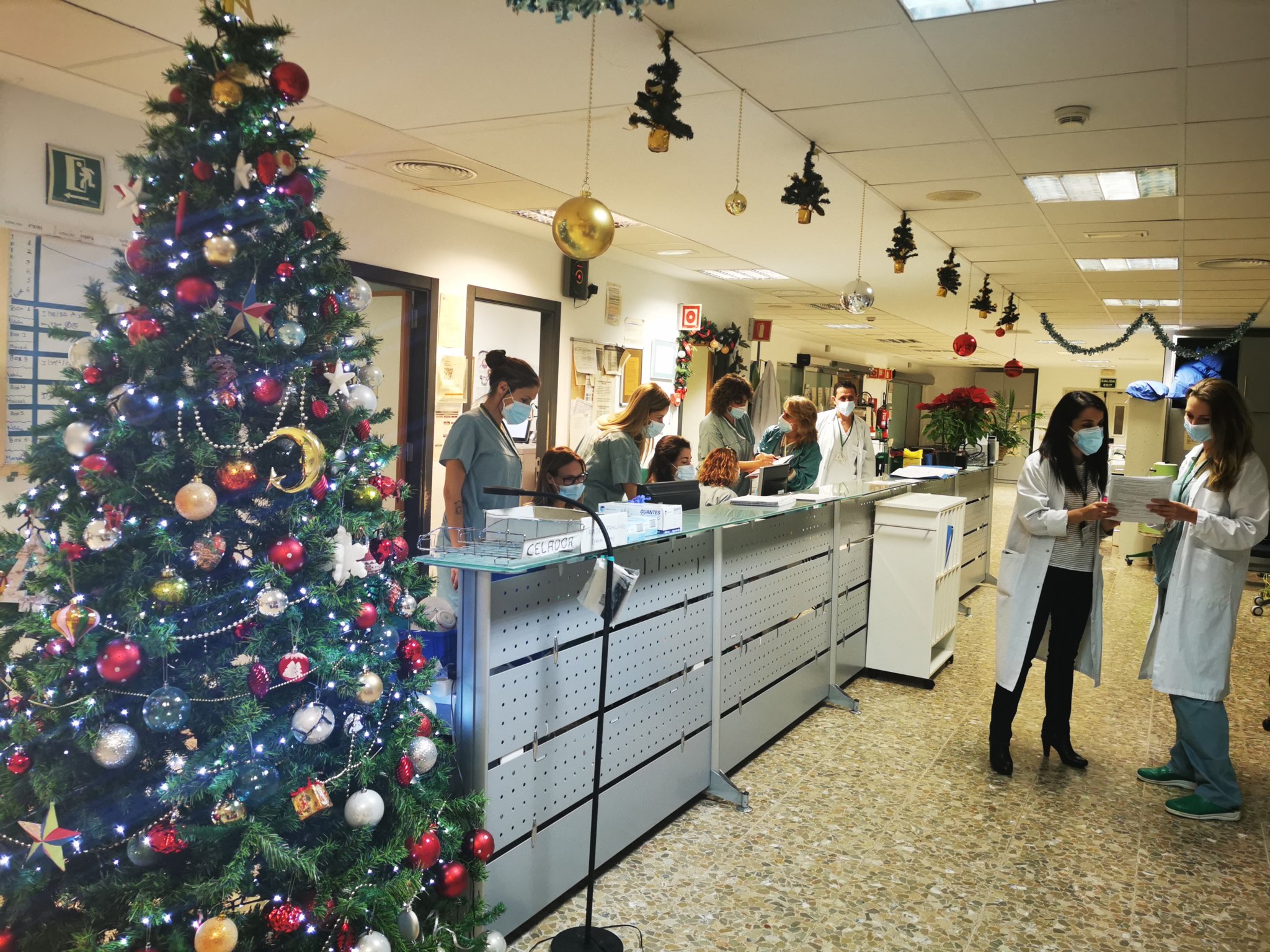 El Hospital Costa del Sol oferta a pacientes y profesionales actividades especiales adaptadas a la pandemia para estas fechas