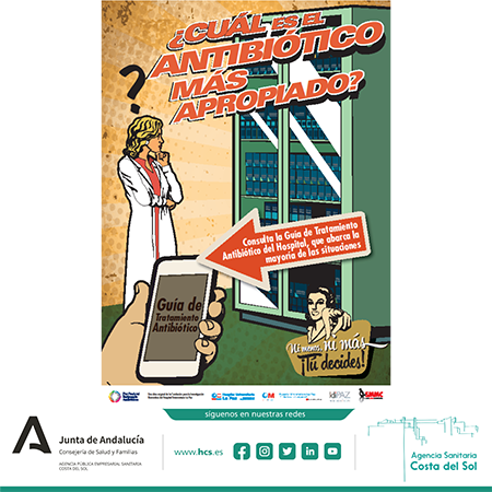 La Agencia Sanitaria Costa del Sol se adhiere a una campaña de buen uso de la antibioterapia de la Fundación para la Investigación Biomédica del Hospital Universitario La Paz