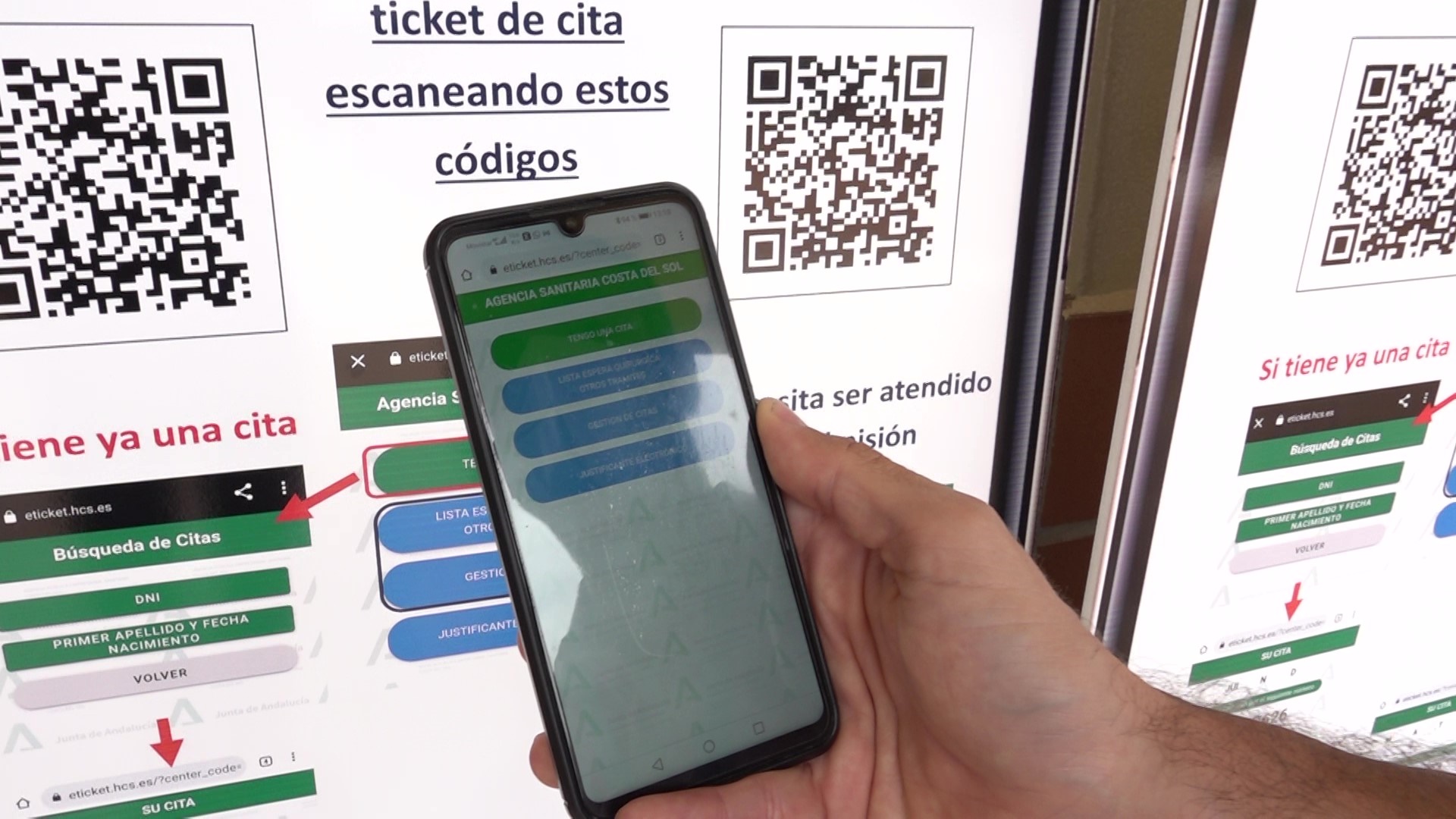 La Agencia Sanitaria Costa del Sol implanta el sistema eTicketWeb para que los pacientes accedan a sus consultas a través del móvil