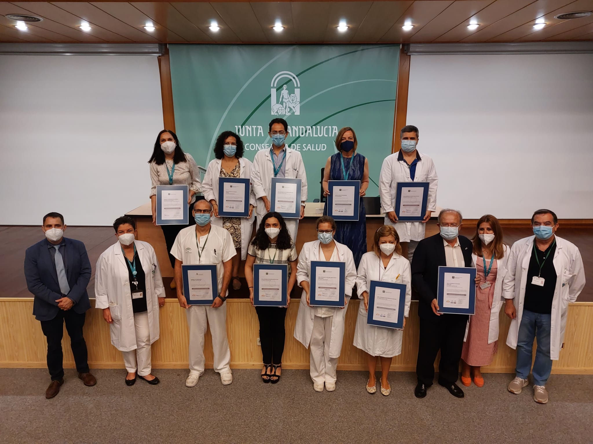 El Hospital de Alta Resolución de Benalmádena y nueve unidades de la Agencia Sanitaria Costa del Sol reciben la certificación de calidad