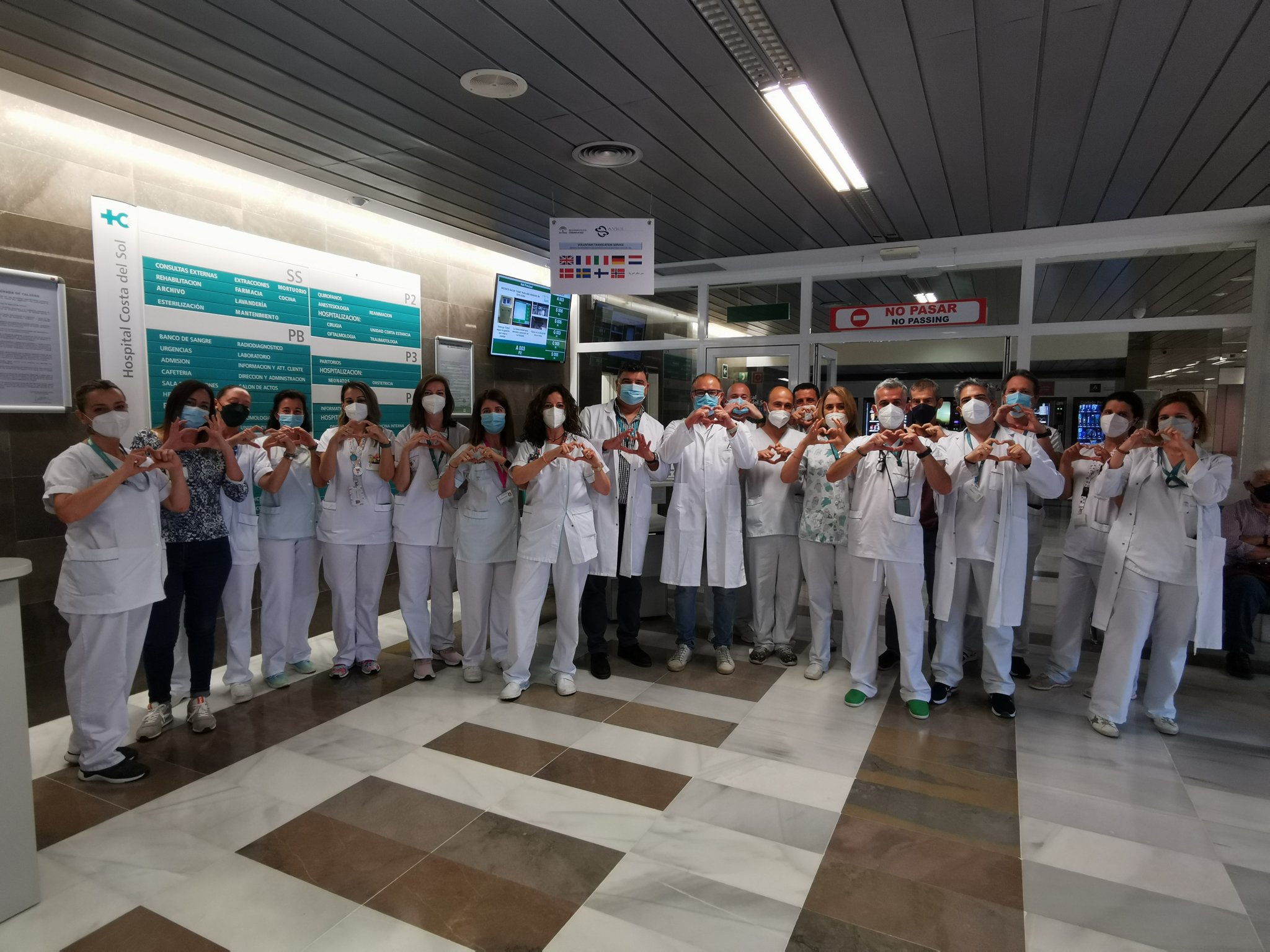 El Hospital Costa del Sol rinde hoy homenaje a la profesión enfermera en el Día Internacional de la Enfermería