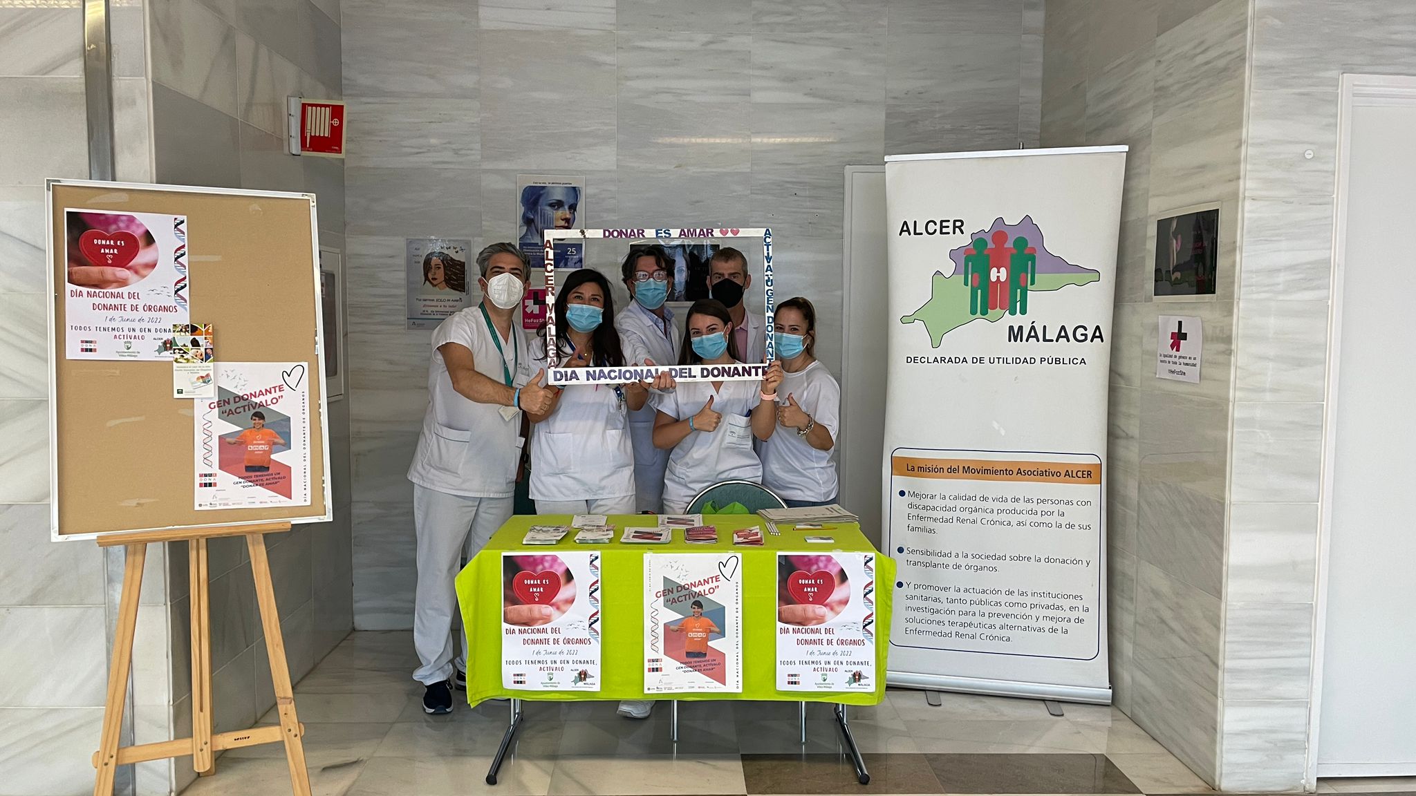 La unidad de Nefrología del Hospital Costa del Sol realiza una campaña para informar y concienciar de la importancia de la donación de órganos