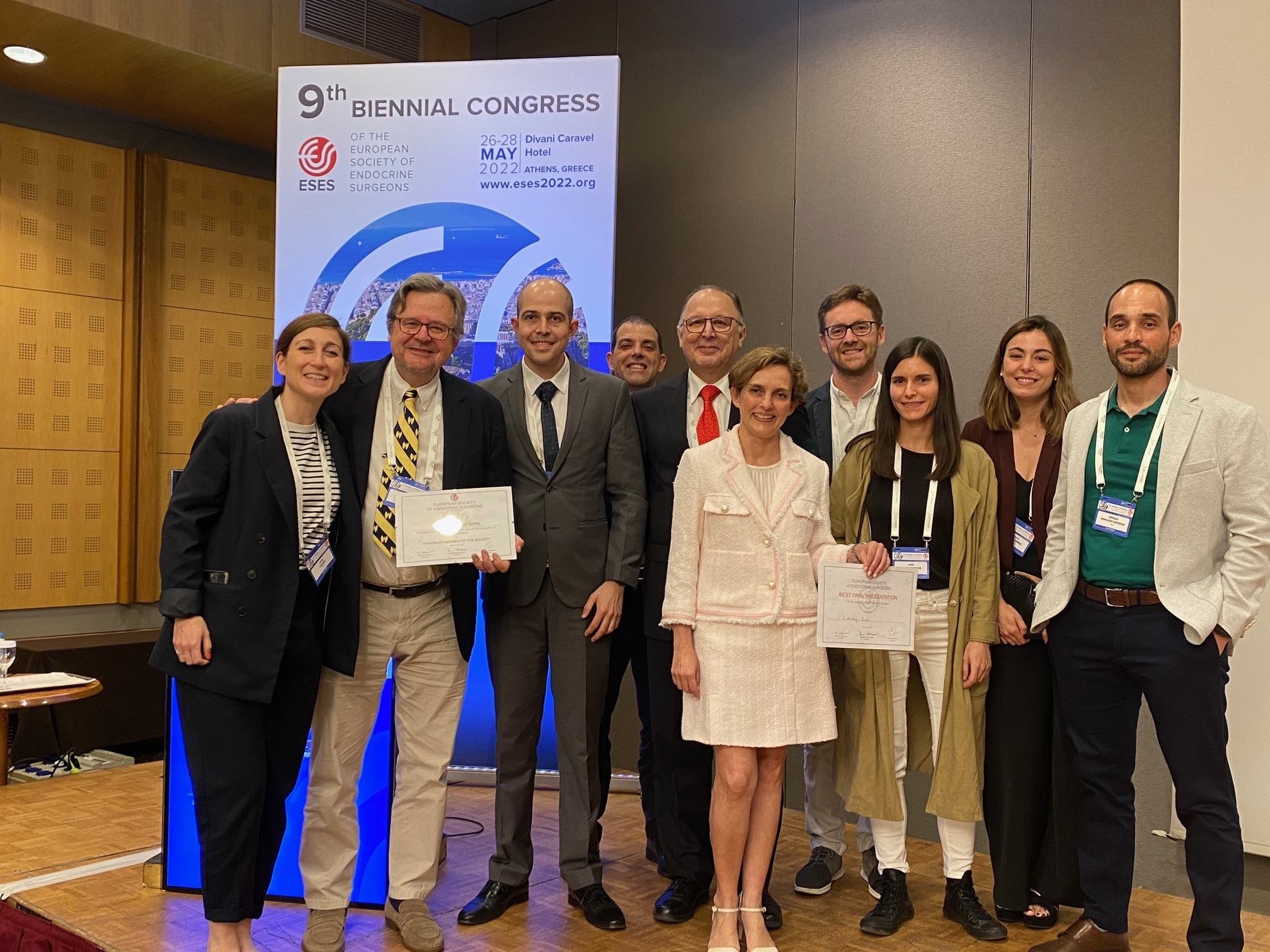 Una cirujana del Hospital Costa del Sol recibe el premio a la Mejor Comunicación Oral en el Congreso Europeo de Cirugía Endocrina