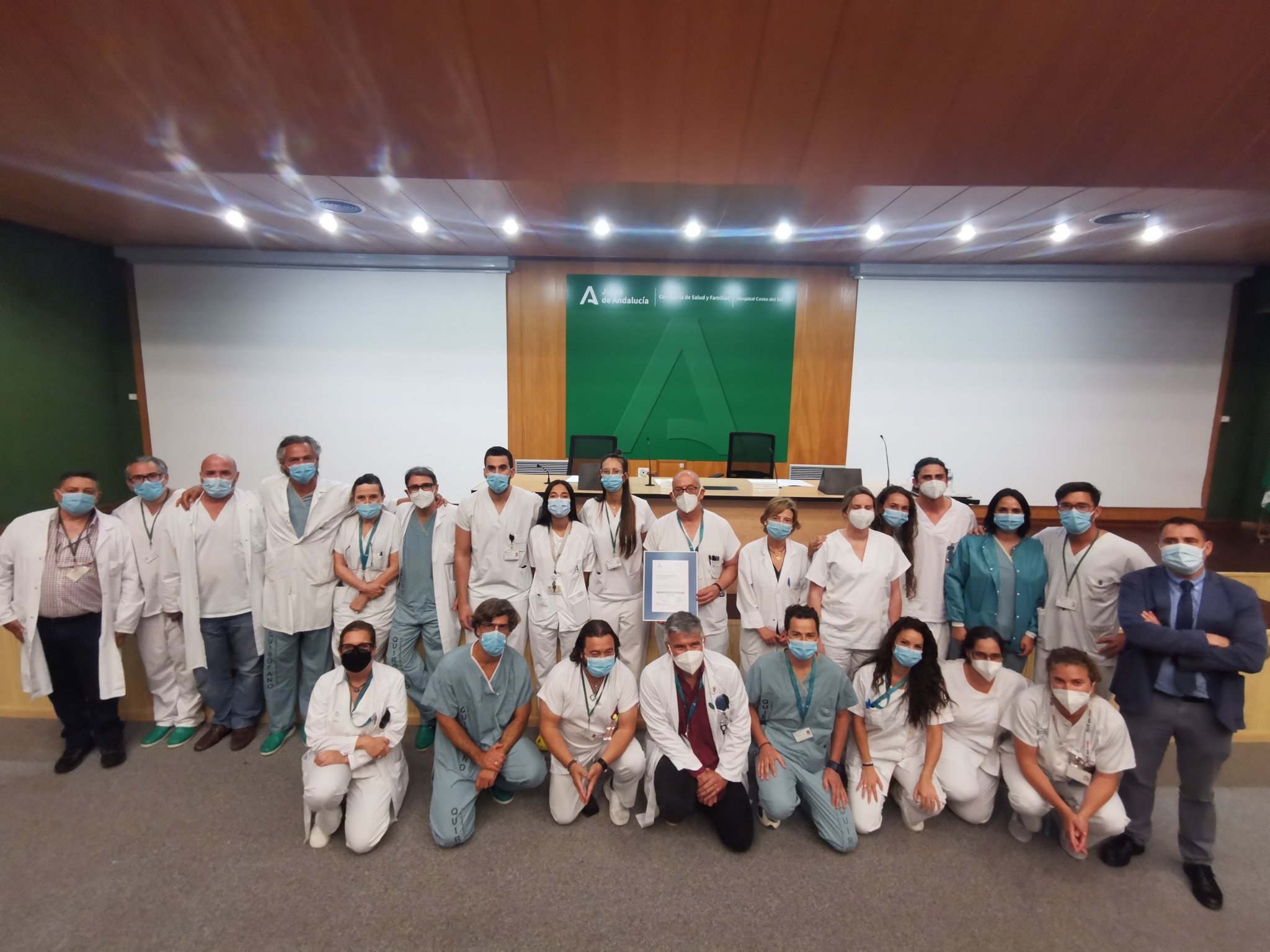 El área de Radiodiagnóstico del Hospital Costa del Sol recibe la certificación de calidad ‘Óptima’ y es la unidad de diagnóstico por imagen con mayor cumplimiento de estándares de Andalucía