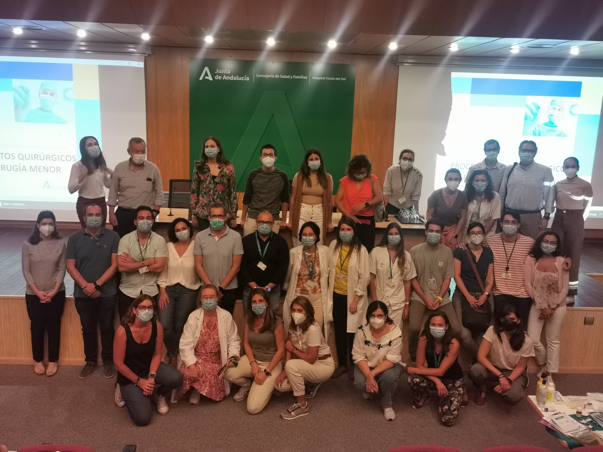 El Hospital Costa del Sol y el Distrito de Atención Primaria celebran un curso de Cirugía Dermatológica Básica