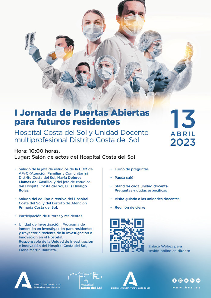 I Jornadas Puertas Abiertas futuros Residentes