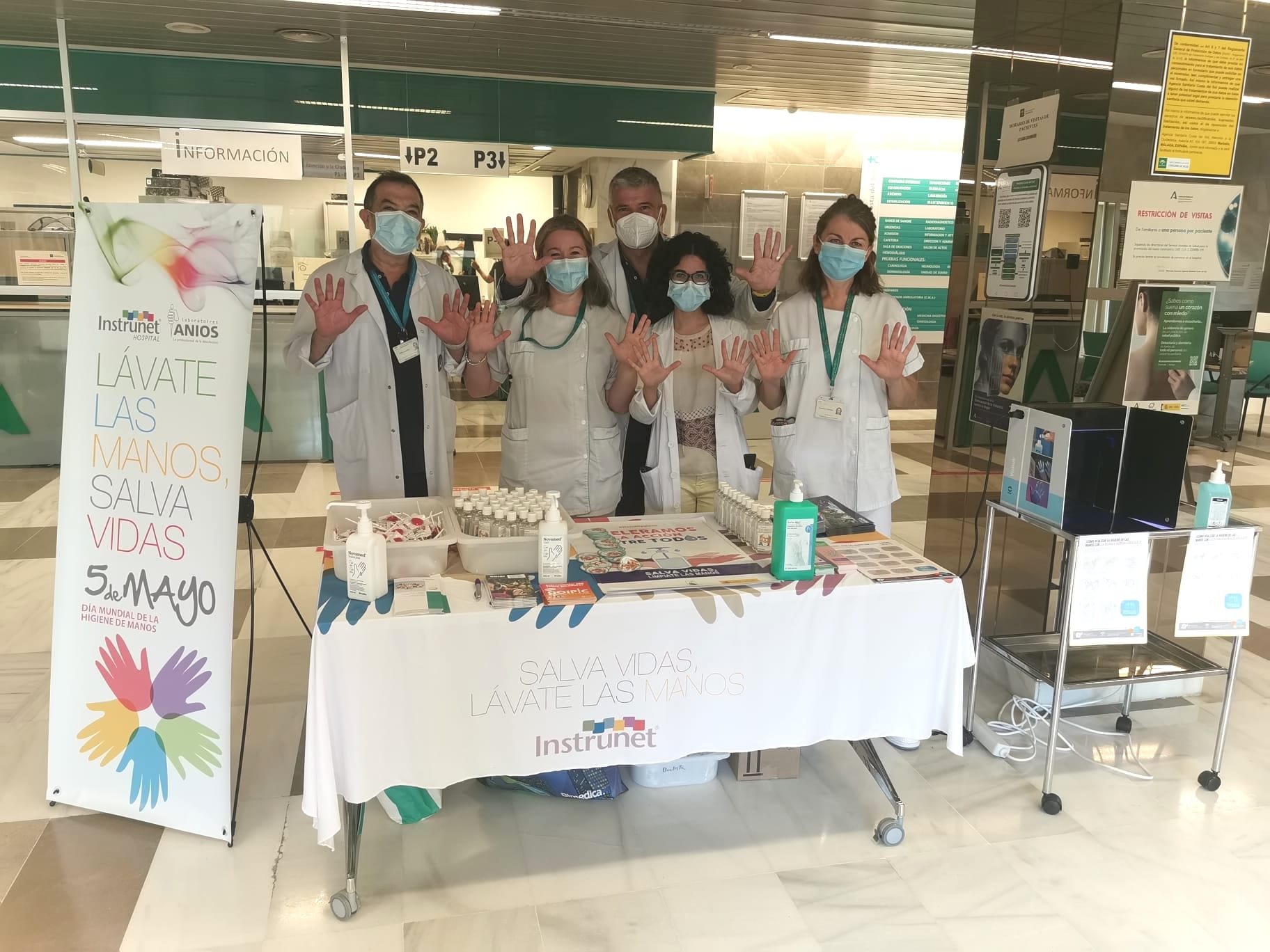 El Hospital Costa del Sol realiza una campaña divulgativa con motivo del Día Mundial de la Higiene de Manos