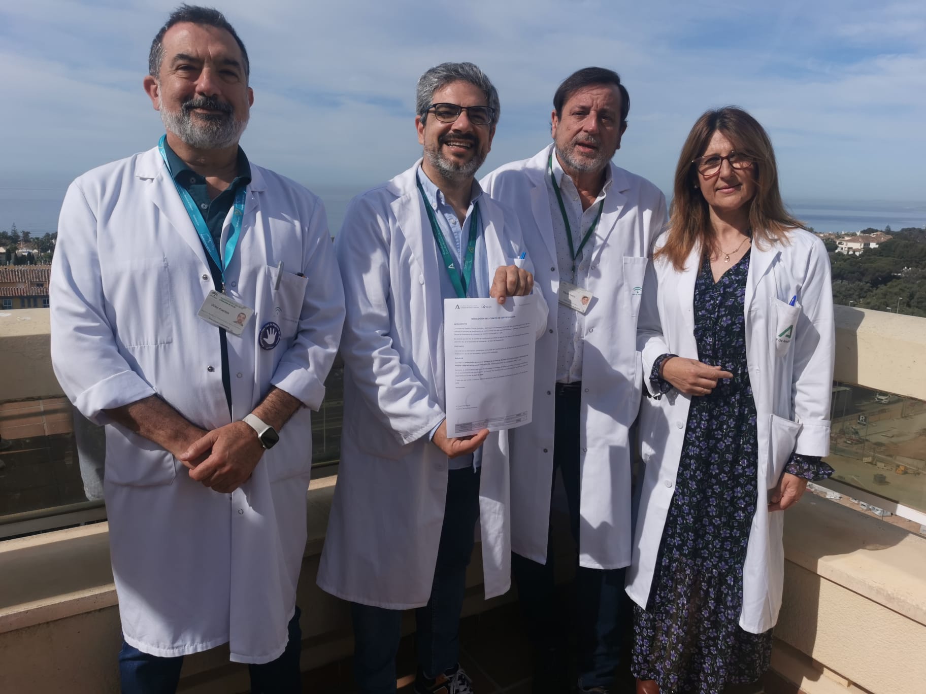 El servicio de Urología del Hospital Costa del Sol obtiene la certificación nivel óptimo de la ACSA y es, de su especialidad, la que tiene mayor cumplimiento de estándares de Andalucía