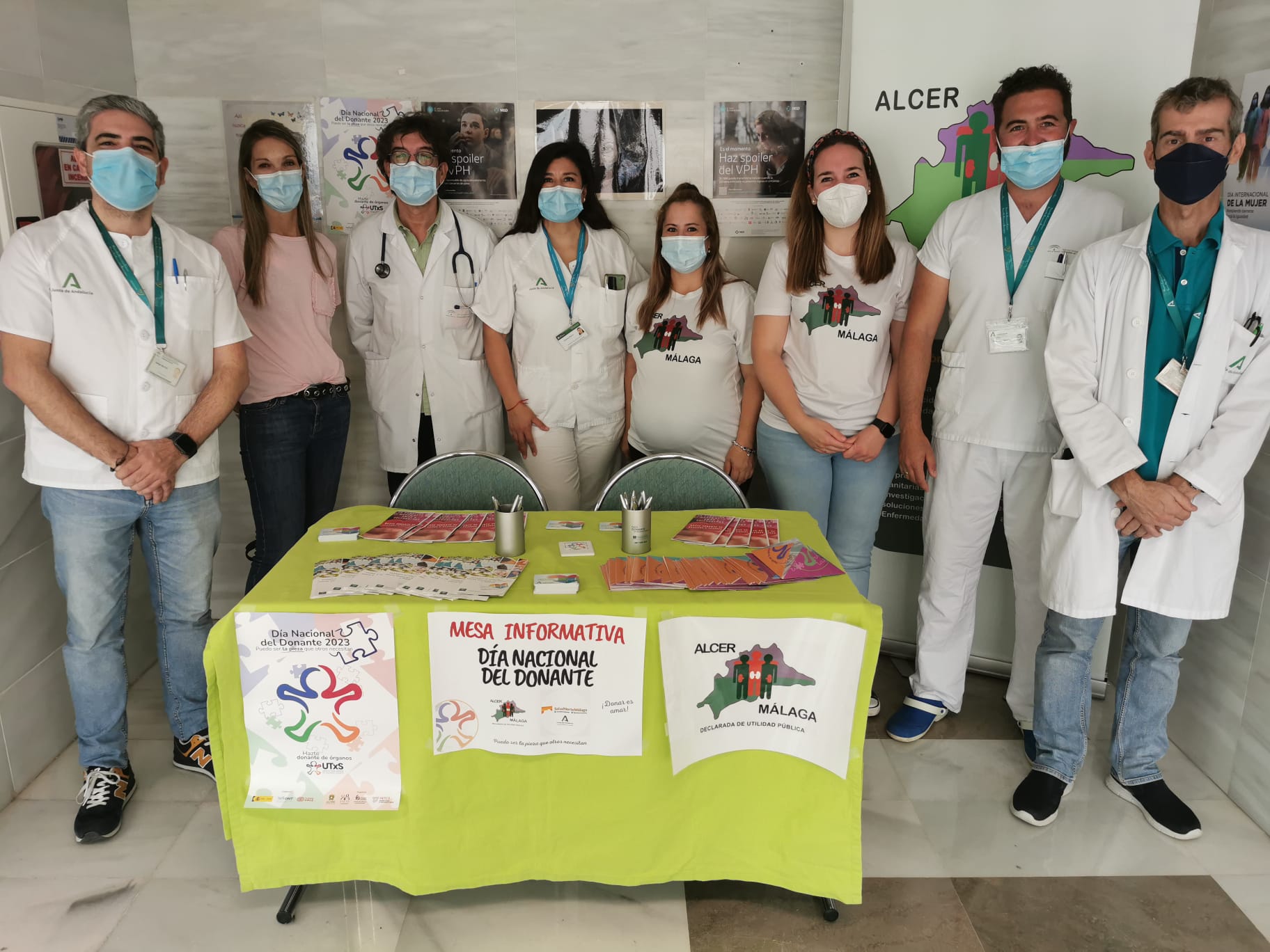 La unidad de Nefrología del Hospital Costa del Sol realiza una campaña para informar y concienciar de la importancia de la donación de órganos