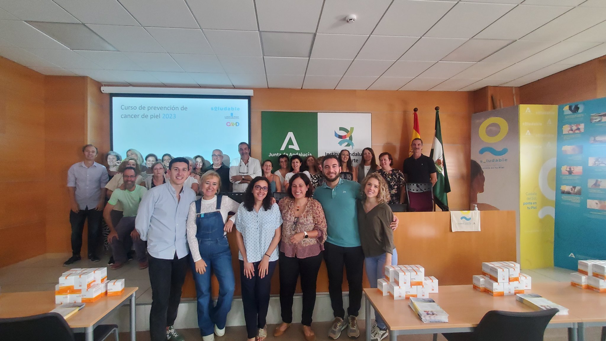 El Proyecto Soludable y el Centro Andaluz de Medicina del Deporte forman en fotoprotección a una treintena de profesionales sanitarios en el ámbito del deporte
