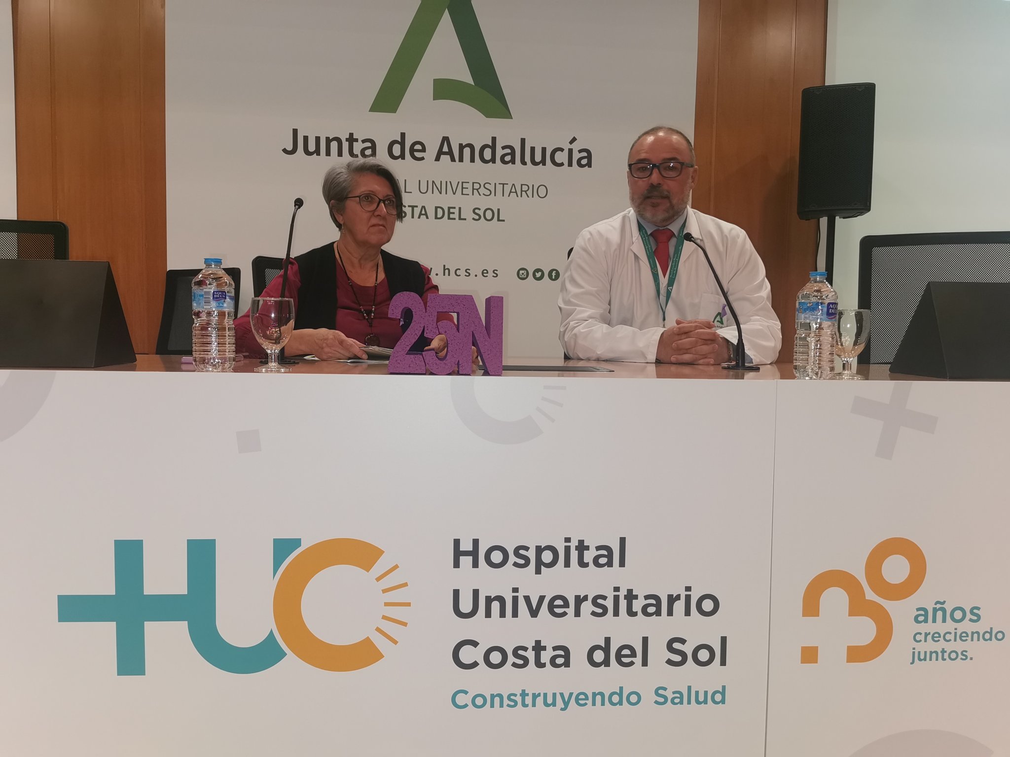 El Hospital Universitario Costa del Sol conmemora hoy el ‘Día Internacional de la Eliminación de la Violencia hacia la Mujer’ con un programa orientado a la violencia de género en la adolescencia
