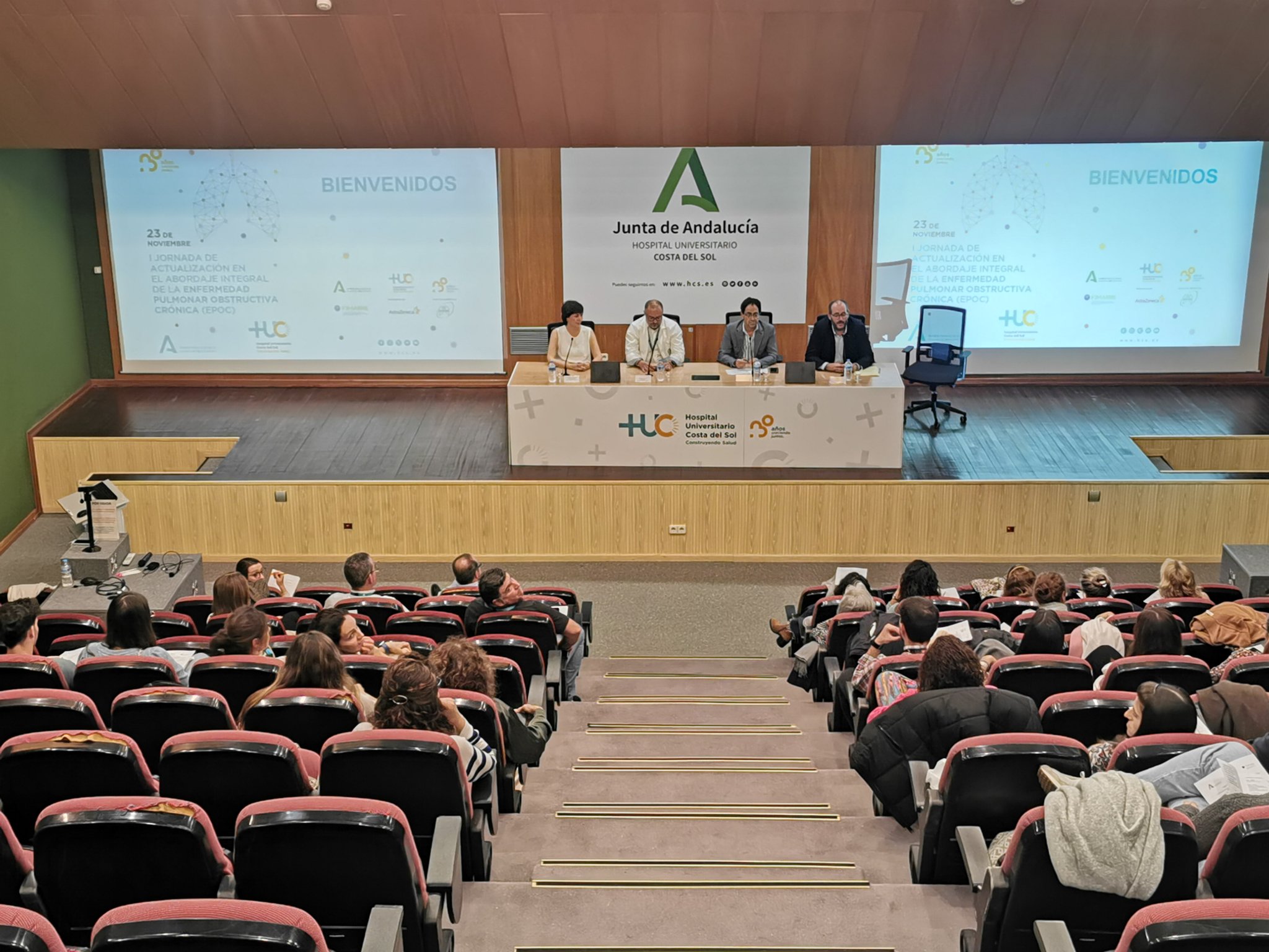 El Hospital Universitario Costa del Sol celebra la ‘I Jornada de actualización en el abordaje integral de la Enfermedad Pulmonar Obstructiva Crónica’ en el seno de la programación científica de su 30 Aniversario
