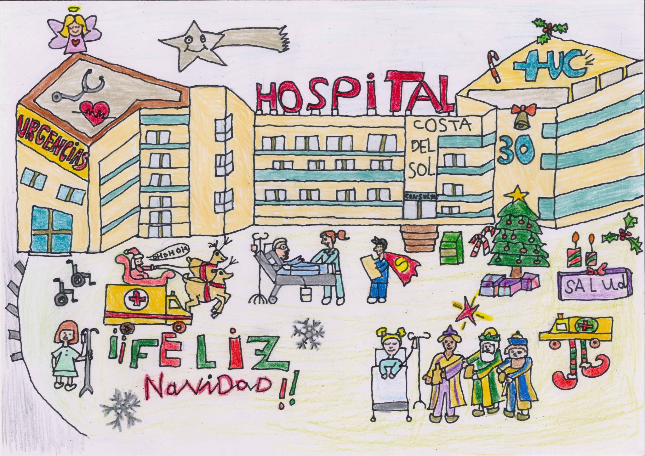 El Hospital Universitario Costa del Sol celebra estas fiestas ofreciendo a pacientes y profesionales actividades especiales para estas fechas que contribuyan a la mejora de la salud