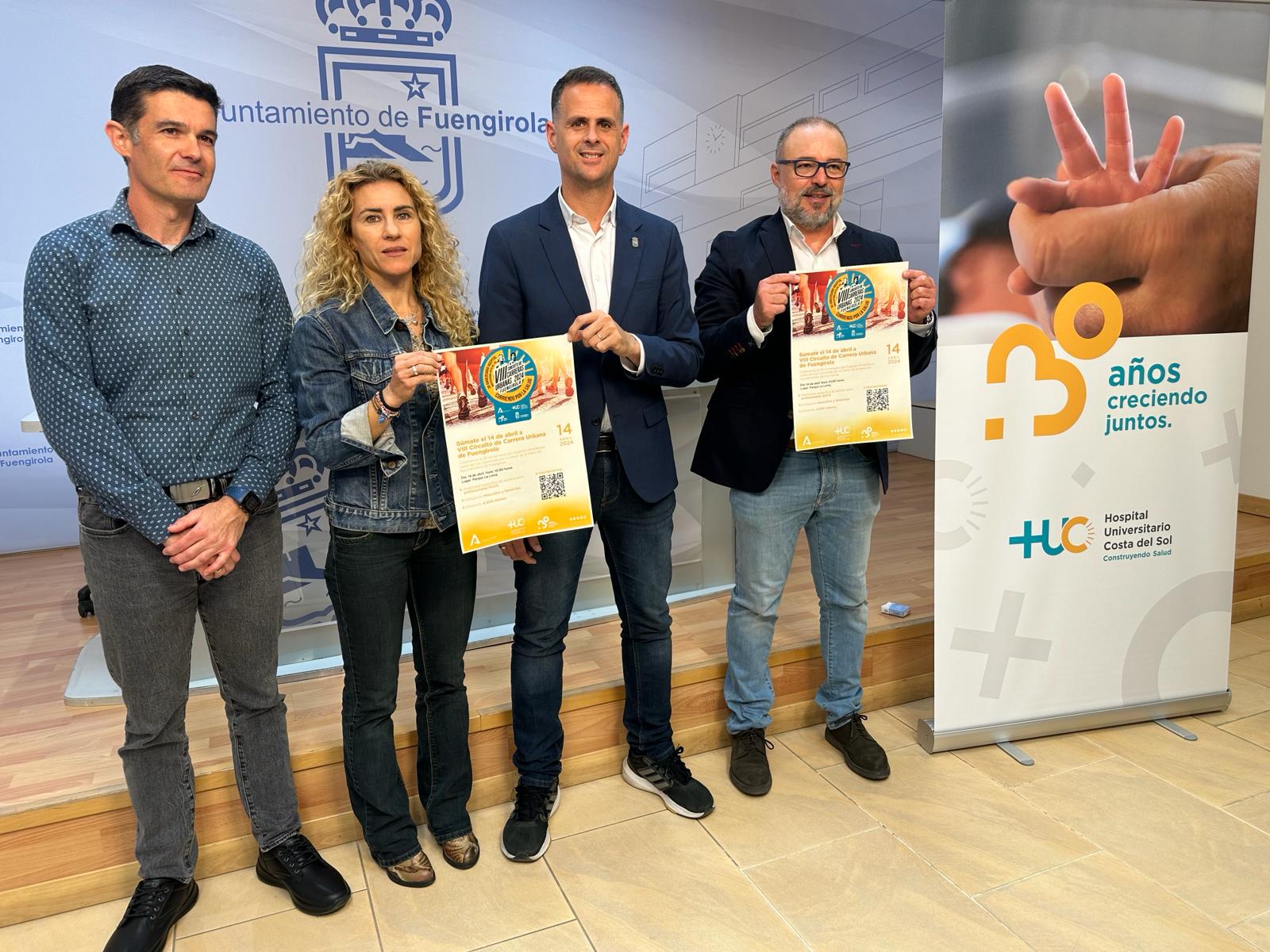 El Hospital Universitario Costa del Sol colabora con el Ayuntamiento de Fuengirola en el VIII Circuito de Carrera Urbana por su 30 Aniversario