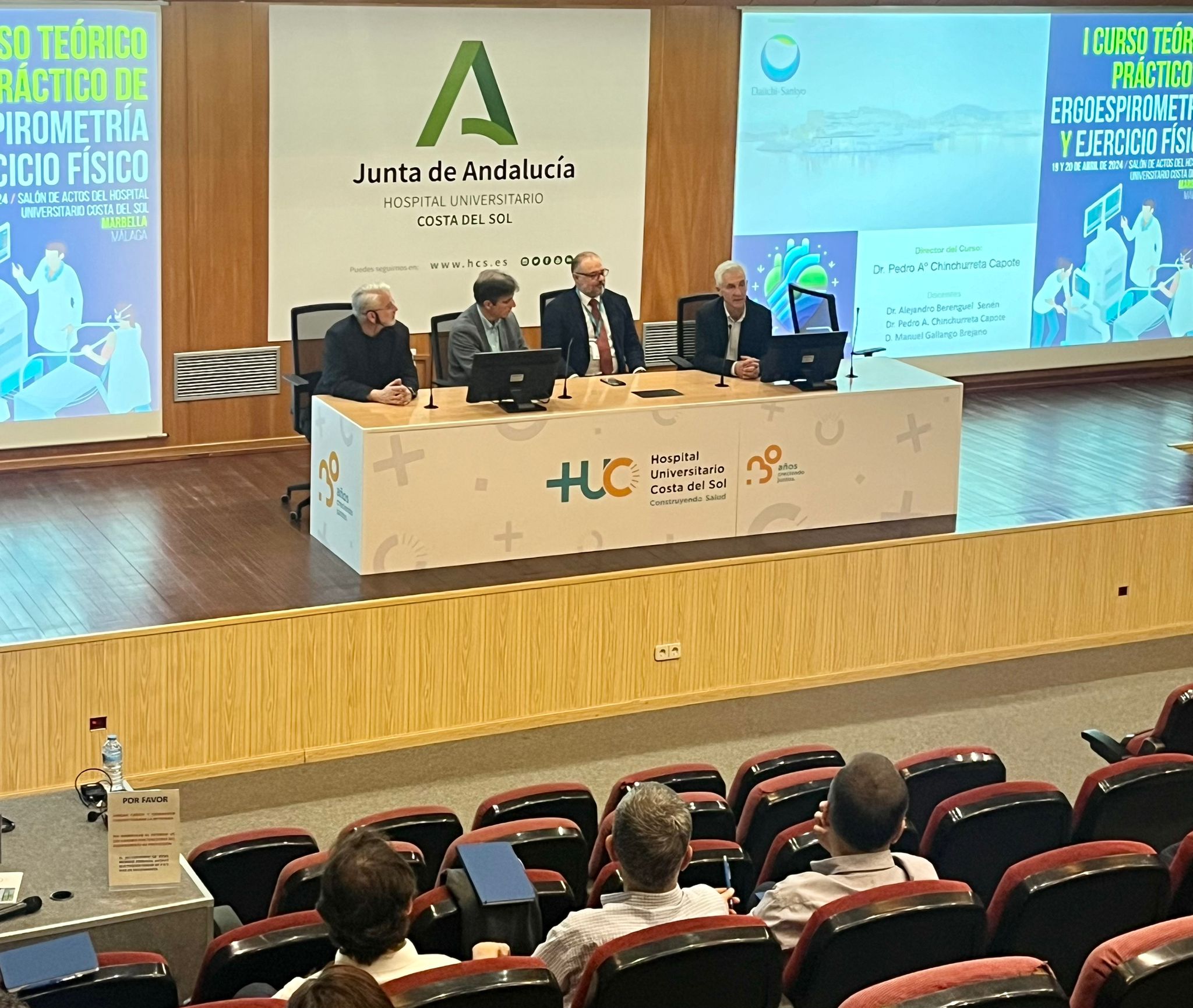 El Hospital Universitario Costa del Sol celebra un ‘Curso teórico-práctico de Ergoespirometría y Ejercicio Físico’