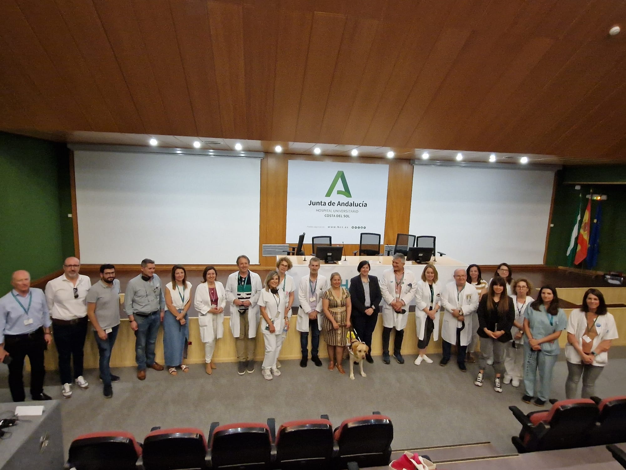 El Hospital Universitario Costa del Sol ha acogido la jornada ‘Desde la naturalidad, un paciente más’ organizada por el Grupo Social Once