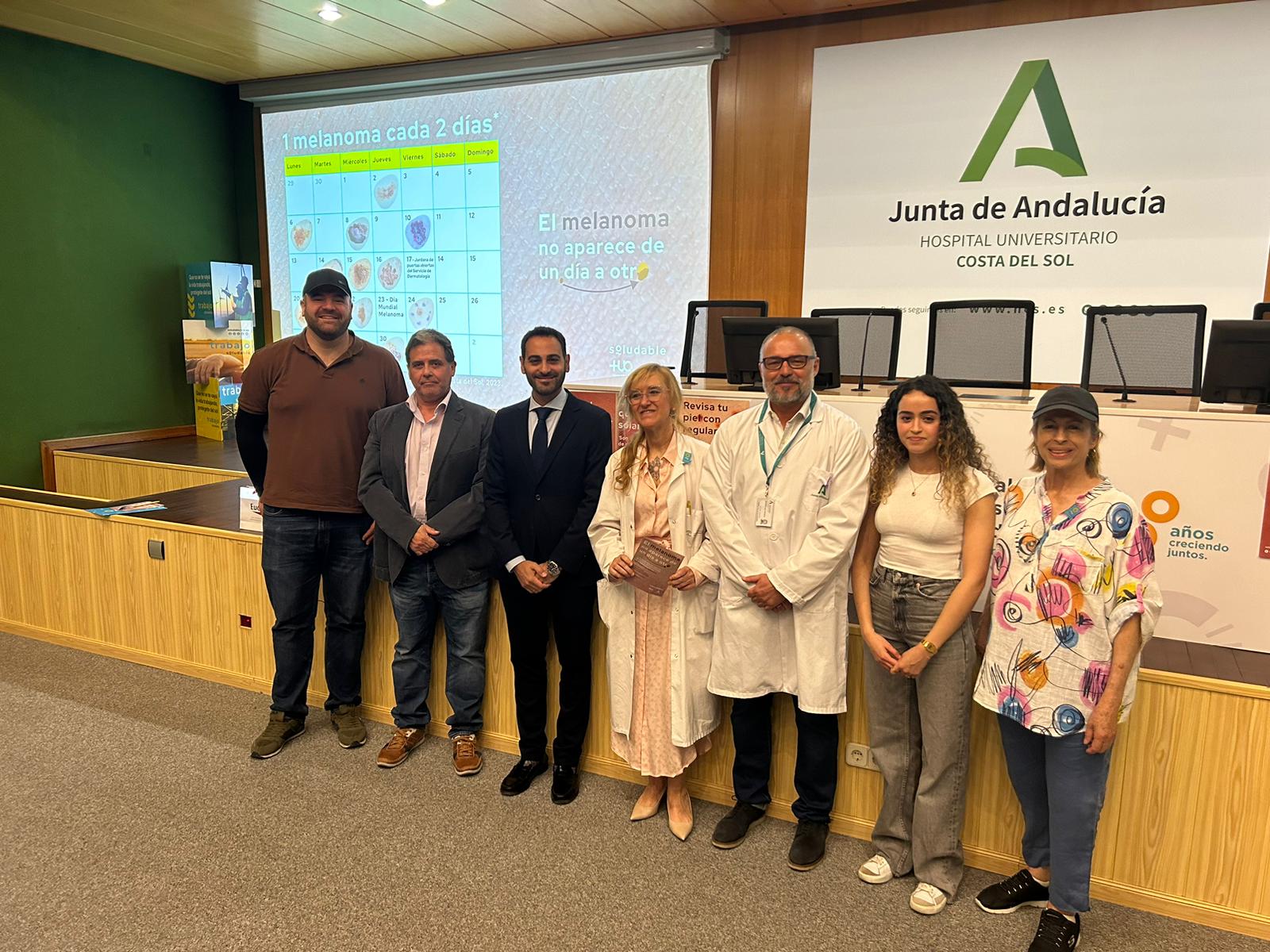 El servicio de Dermatología del Hospital Universitario Costa del Sol detectó un melanoma cada dos días en 2023