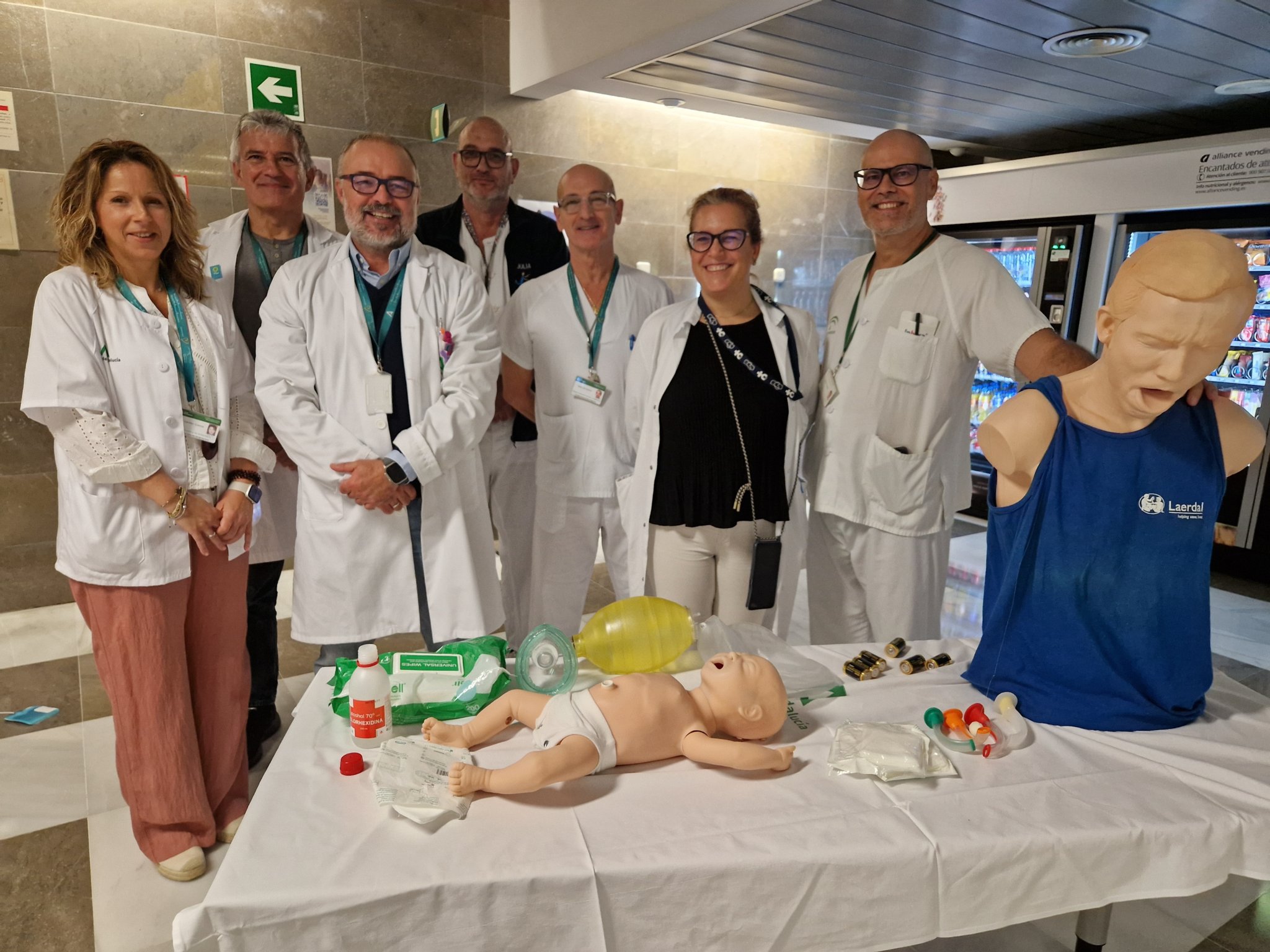 El Hospital Universitario Costa del Sol y el CARE de Mijas conmemoran el ‘Día Mundial de la Parada Cardíaca’ con unas jornadas de puertas abiertas