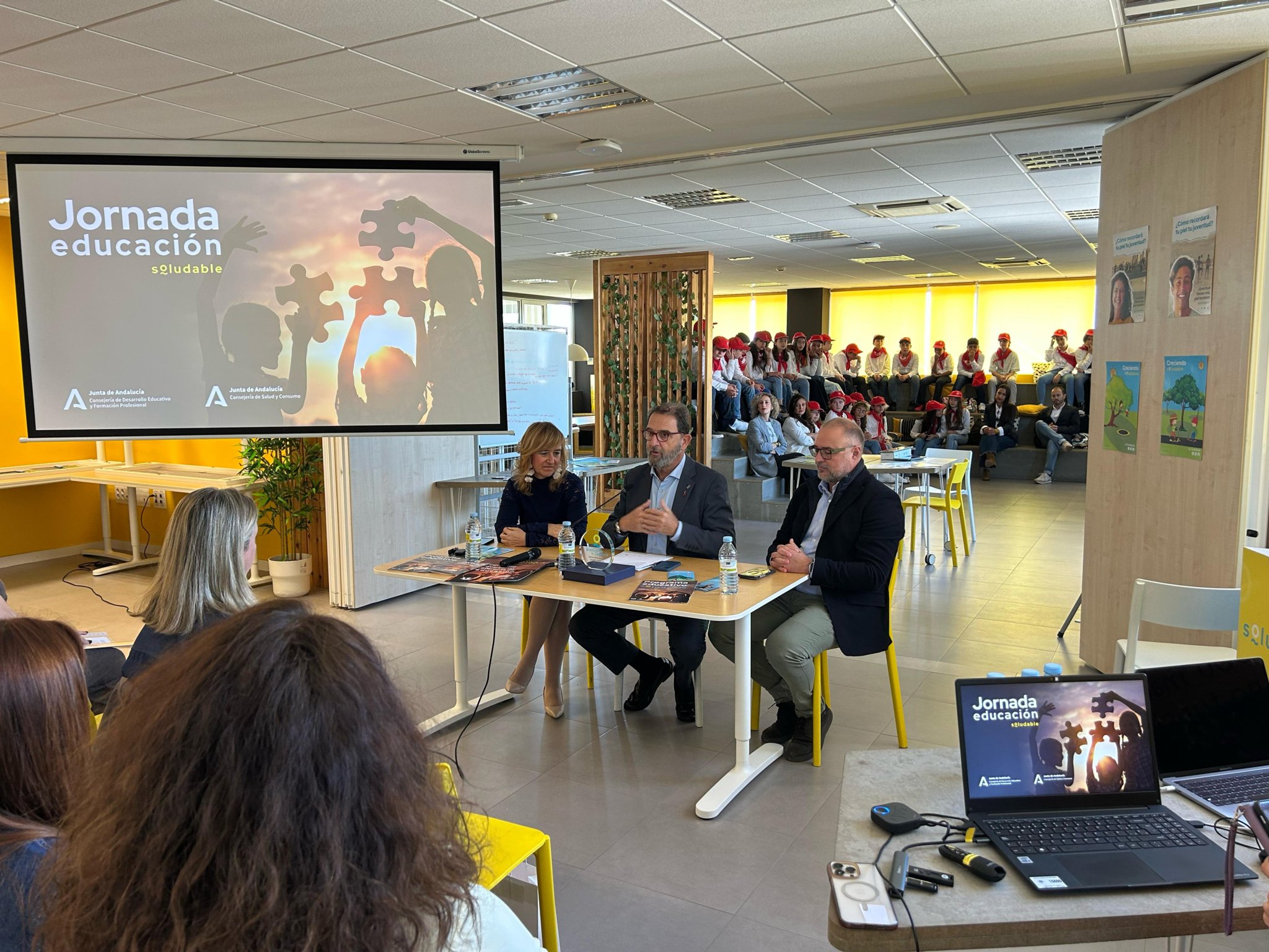 Las delegaciones territoriales de Educación y Salud en Málaga presentan el Programa Educativo Soludable