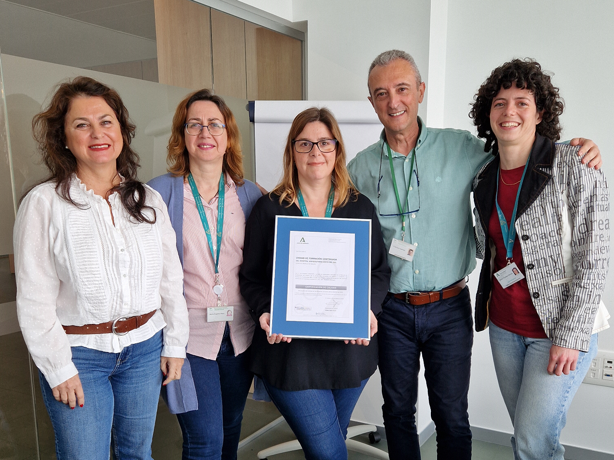 La unidad de Formación Continuada del Hospital Universitario Costa del Sol consigue la certificación de la ACSA tras su integración al SAS