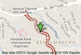 Situación Hospital alta resolución de Benalmádena