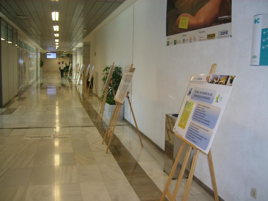 El Hospital Costa del Sol organiza una exposición con motivo del Día Europeo de los Derechos de los Pacientes
